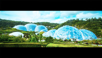 eden projects dome buildings